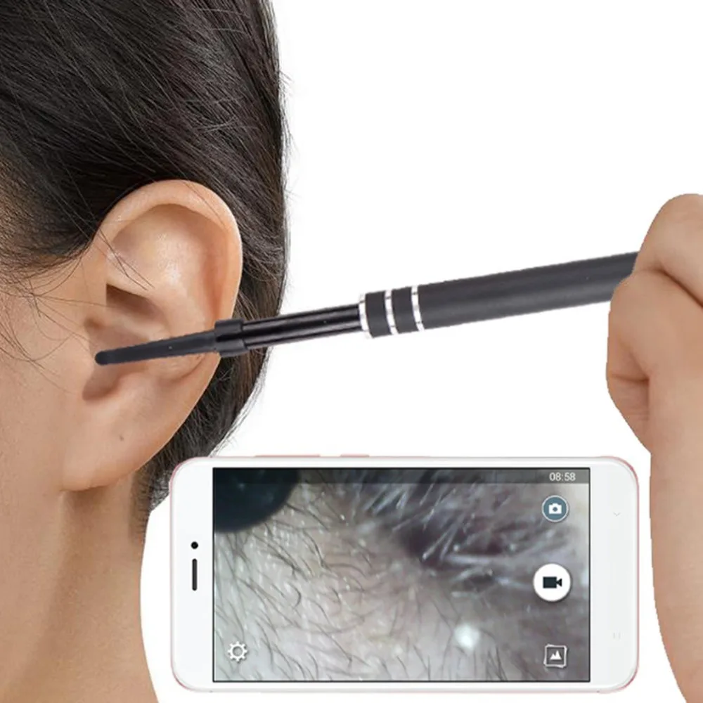 

2-in-1 USB Multifunctional Earpick With Mini Camera Ear Cleaning Endoscope HD Visual Ear Spoon Ear Health Care Cleaning Tool New