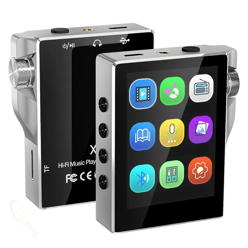 Comprar 16GB 8GB MP3 Player con Bluetooth Radio FM HiFi reproductor de música de alta resolución sin pérdida de Audio Digital con vídeo e book de grabación