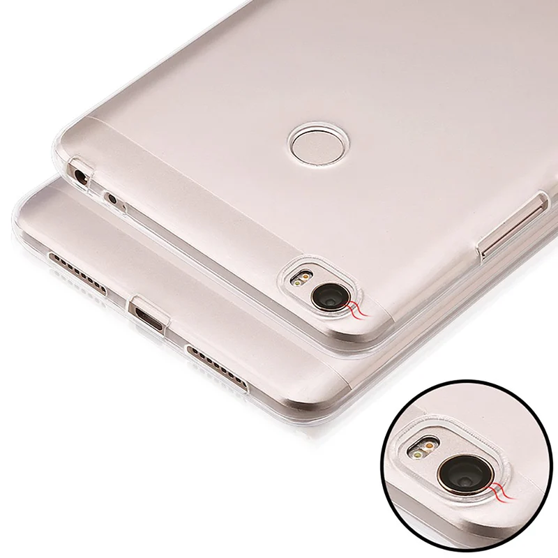Custodia In Silicone Trasparente Per Xiaomi Mi Max 2