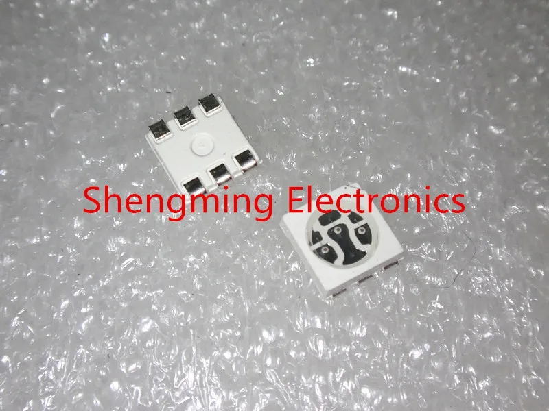 100 шт. SMD 5050 красный зеленый синий белый желтый теплый розовый RGB светильник
