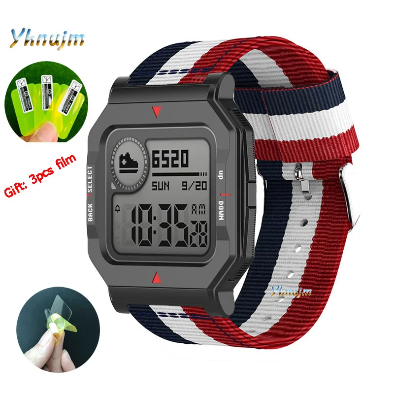2020 Huami Amazfit Neo нейлоновый ремешок браслет NEO спортивный плетеный аксессуары для