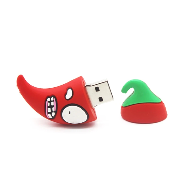XIWANG мультфильм овощи Перец USB флэш накопитель 2,0 4 ГБ 8 16 32 64 Гб usb-носитель Stick необычный флеш-накопитель Бесплатная доставка
