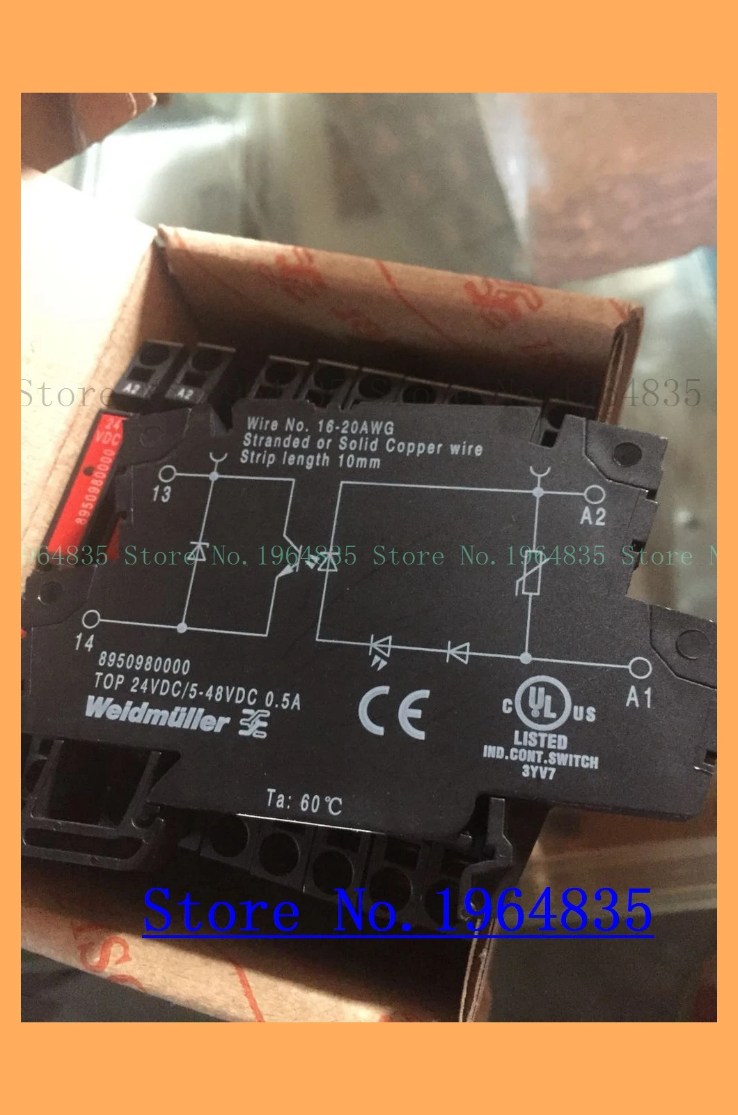 

8950980000 relay 24VDC/48VDC 0.5A