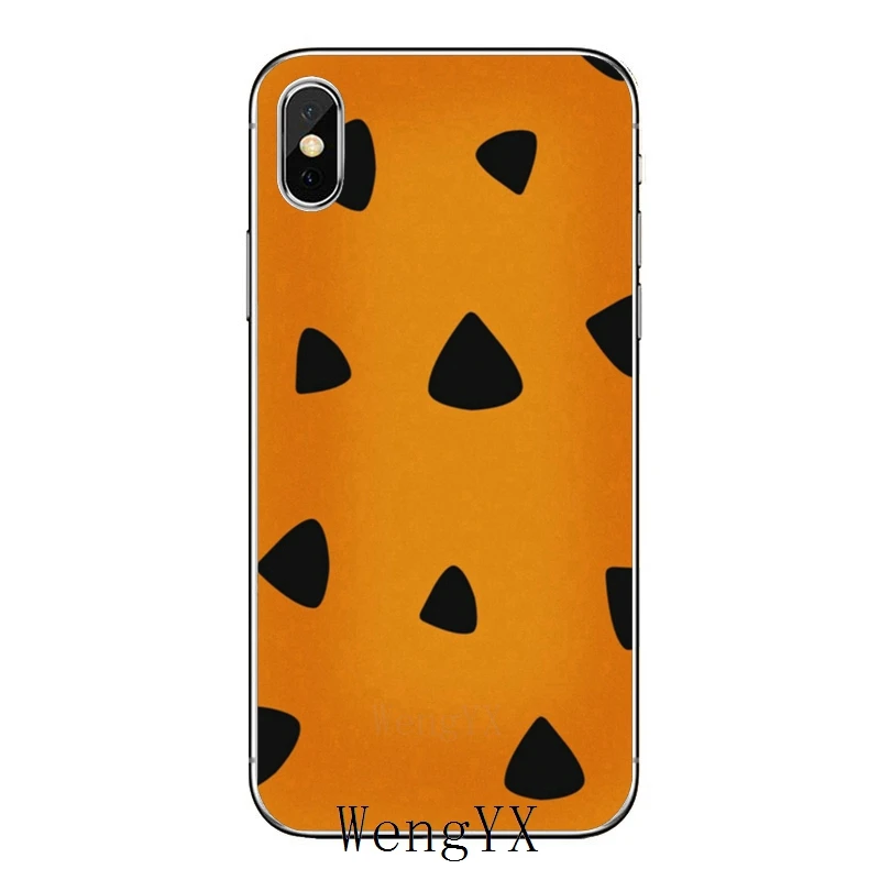 Для iPhone 11 pro XR X XS Max 8 7 6s plus SE 5s 5c iPod Touch 5 6 Чехол мультипликационный Флинстоун галька - Цвет: Pebbles-A-12