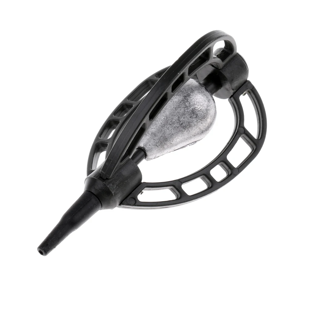 In-line Method Carp Fishing Feeder Swim Feeders Baits Trap Cage with Lead Sinker Terminal Tackle 40g 45g