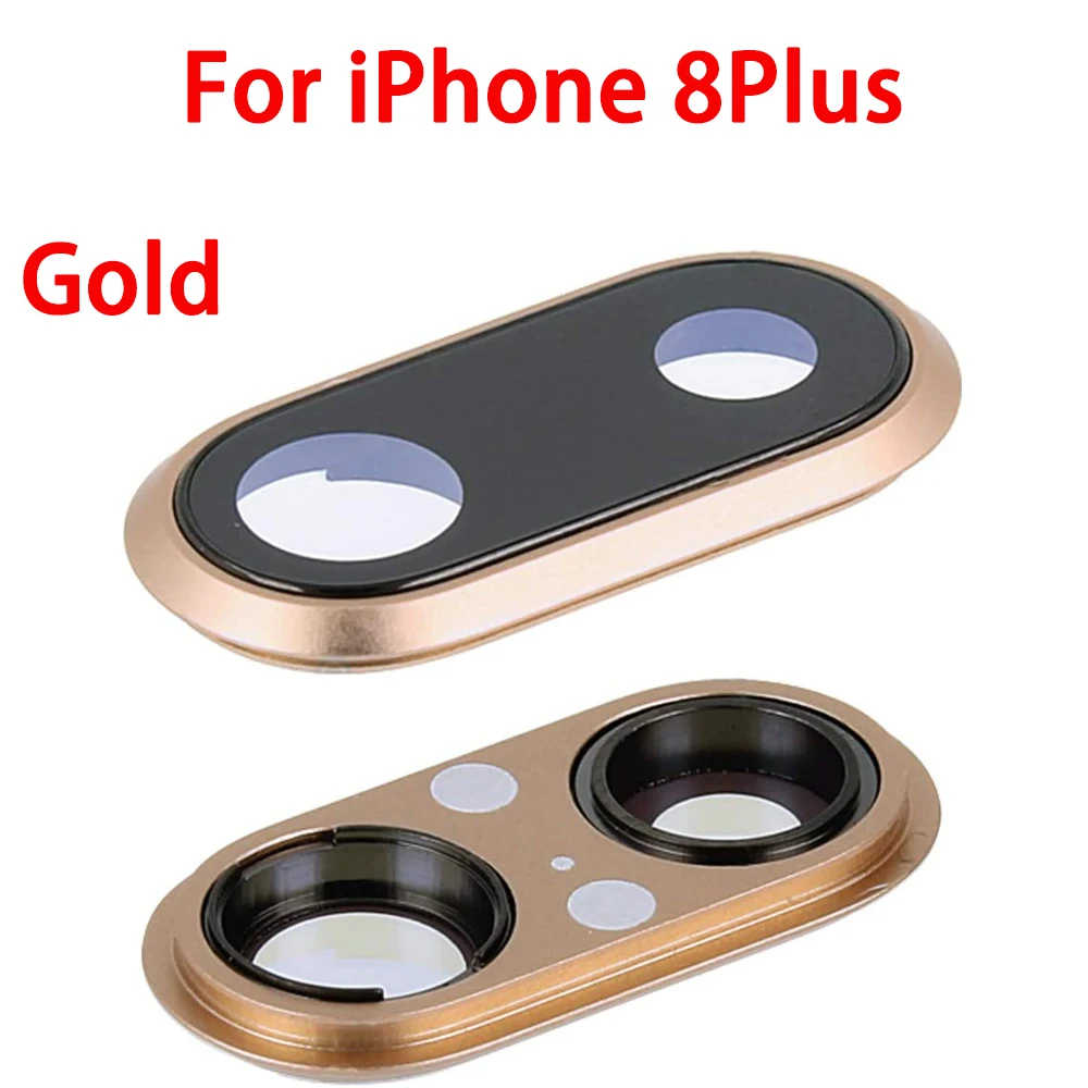 Back Rear Camera Lens Glass Cover With Frame Replacement Part For iPhone 6 6s 6Plus 6sPlus 7 7Plus 8 8Plus moment phone cases Lenses