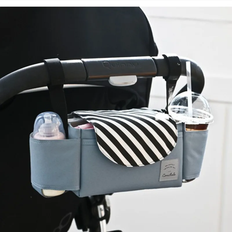 

Baby Stroller Accessoris Bag New Cup Bag Stroller Organizer Baby Carriage Pram Buggy Cart Bottle Bag EU Standard Large Capacity