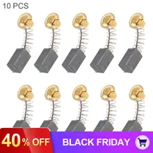 10 шт./лот мини Углеродные щетки двигателя запасные части с 20 мм пружиной и медным сердечником для электрической дрели/электрическая мельница