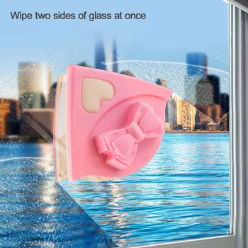 

Home Window Wiper Glass Cleaner Tool Double Side Magnetic Brush for Washing Windows Glass Brush Cleaning Tools