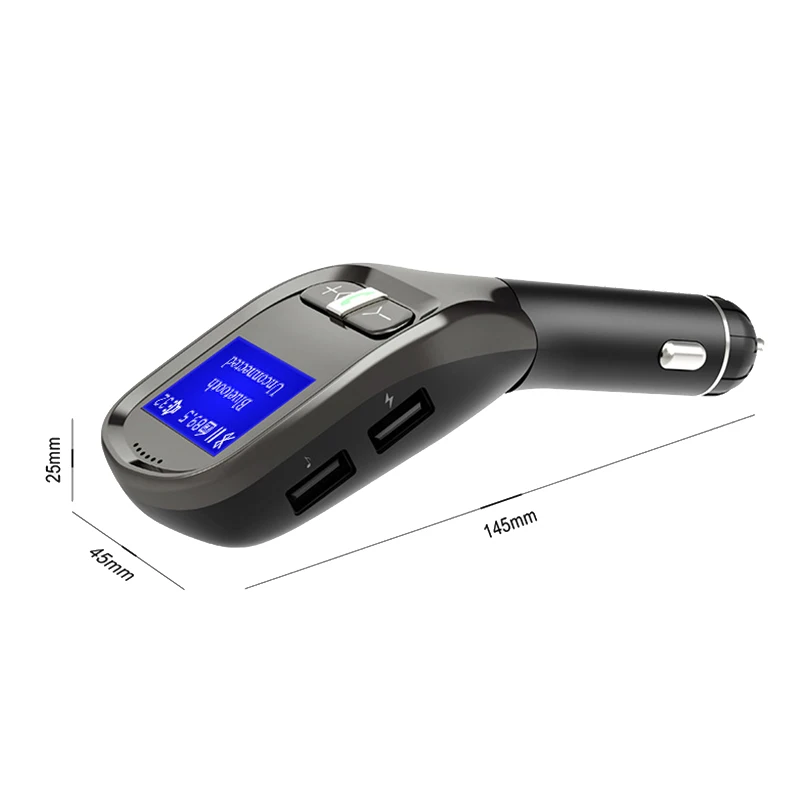 Автомобильный Bluetooth Fm трансмиттер mp3 плеер беспроводной комплект громкой связи Usb