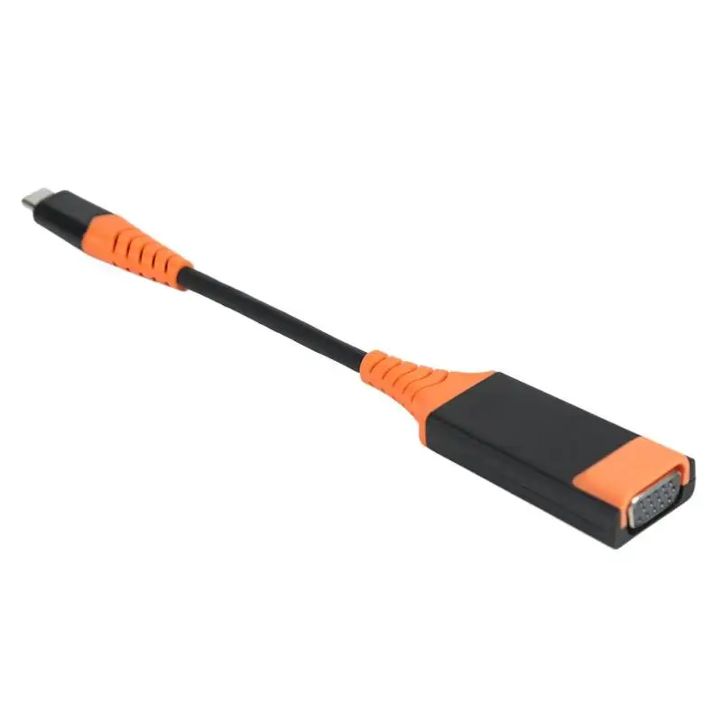 USB3.1 преобразователь type-C для монитора дисплея проектора 1080P HD видео vga адаптер Plug and Play без настроек удобный