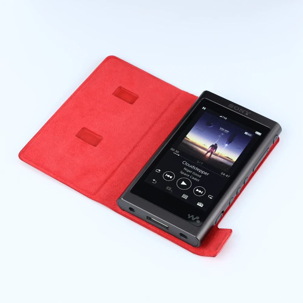 Music Player Case Music Player Leather Case Flip Full Protective Leather Case Sony Walkman NW-A100 A105 A105HN A106 A106HN A107 A100TPS Cover