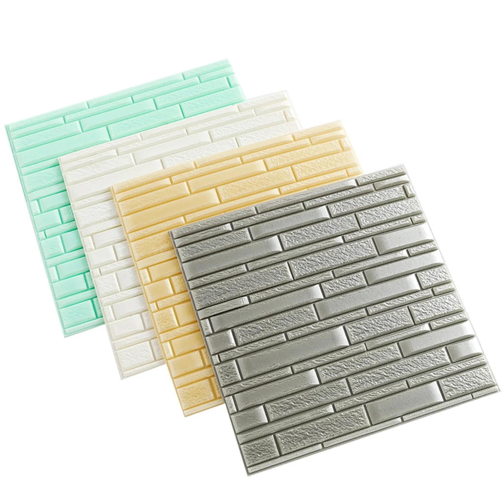 Foam Bricks 3D Wall Panels Peel and Stick Wallpaper for Living Room Bedroom Foam Bricks 3D Wall Panels Peel and Stick Wallpaper for Living Room Bedroom