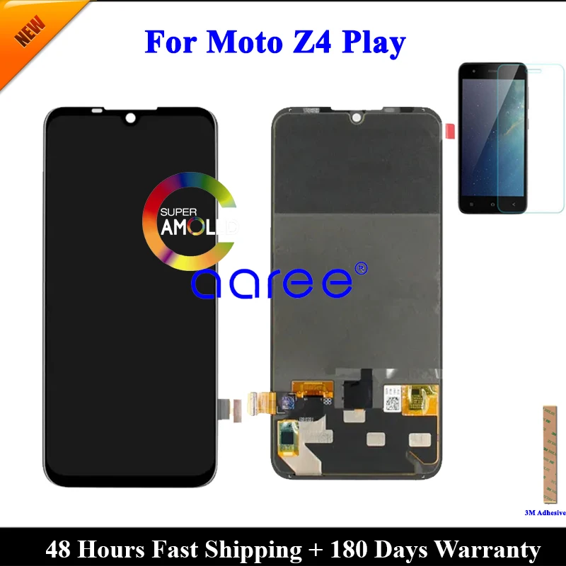 ЖК-дисплей для Moto z4 Play LCD Z4 сенсорный дигитайзер в сборе | Мобильные телефоны и