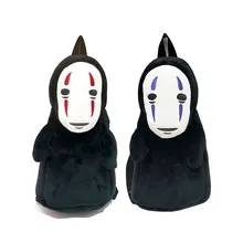 Studio Ghibli – sac à dos en peluche pour enfants et adultes, mignon et créatif, sans visage
