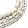 Wholesale Natural Pure Pearl Shell Loose Ball Beads White Butterfly Shell Loose Beads For DIY Jewelry Making Pick Size 6/8/10mm ► Photo 3/6