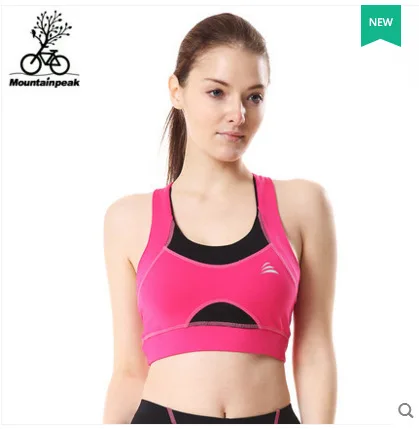 

MTP 2016 Sports Underwear Women's Running Shock-resistant Fitness Yoga Corsets Seemless Cross Vest Non-Steel Ring Bra