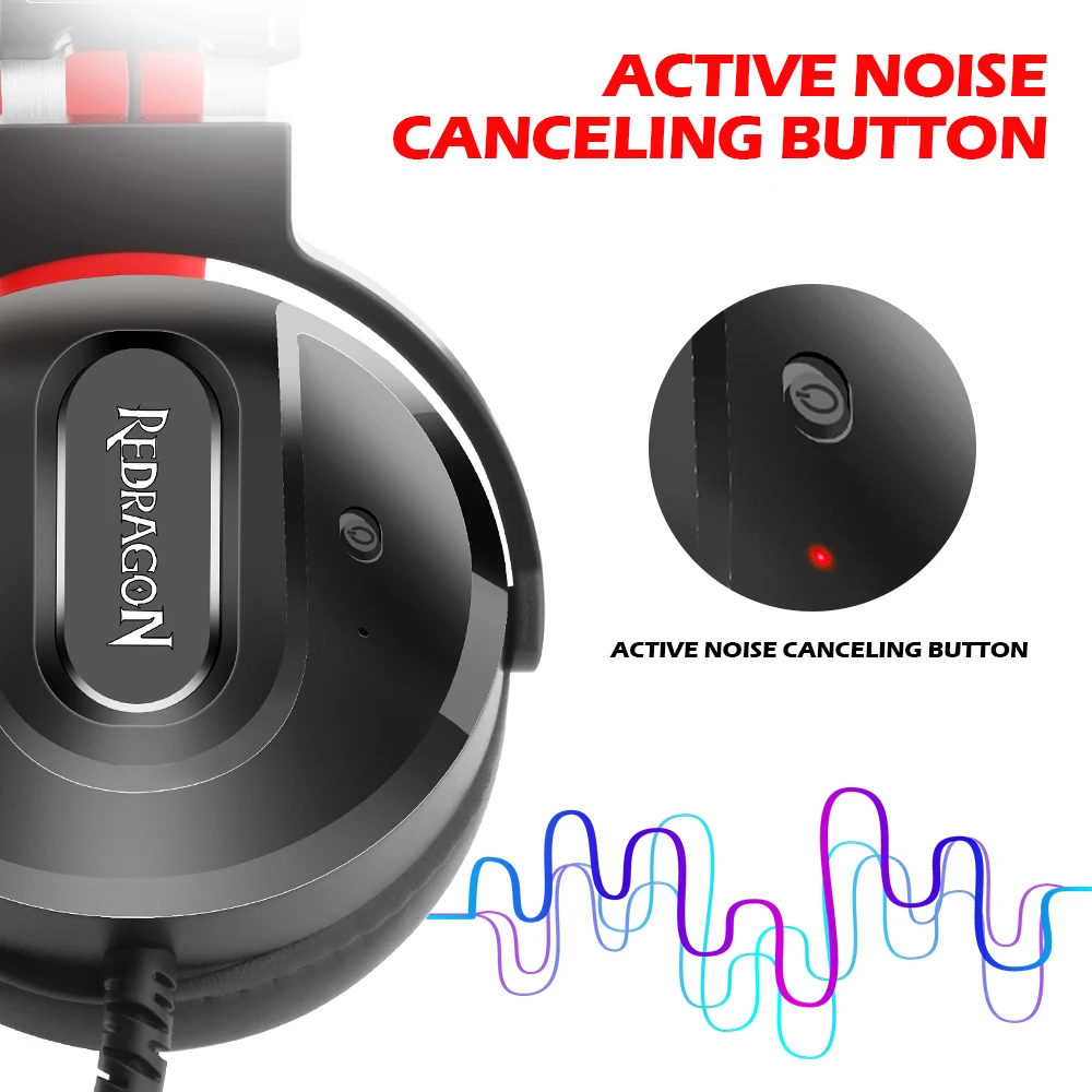 Игровая гарнитура Redragon LADON H990 Проводная компьютерная 7 1 USB Surround PRO наушники с