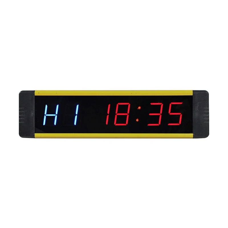  1'' Portable Led Electrical Mini Crossfit Timer Digital Wall Clock Gym Timer With Countdown/Count U - 4000107352958