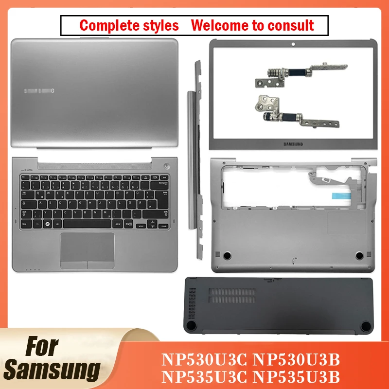 Новая Металлическая задняя крышка для ЖК-дисплея Samsung NP530U3C NP530U3B NP535U3C