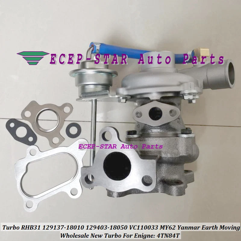 Бесплатная доставка RHB31 VA110021 VA110024 129403-18050 129189-18010 Turbo для промышленного двигателя