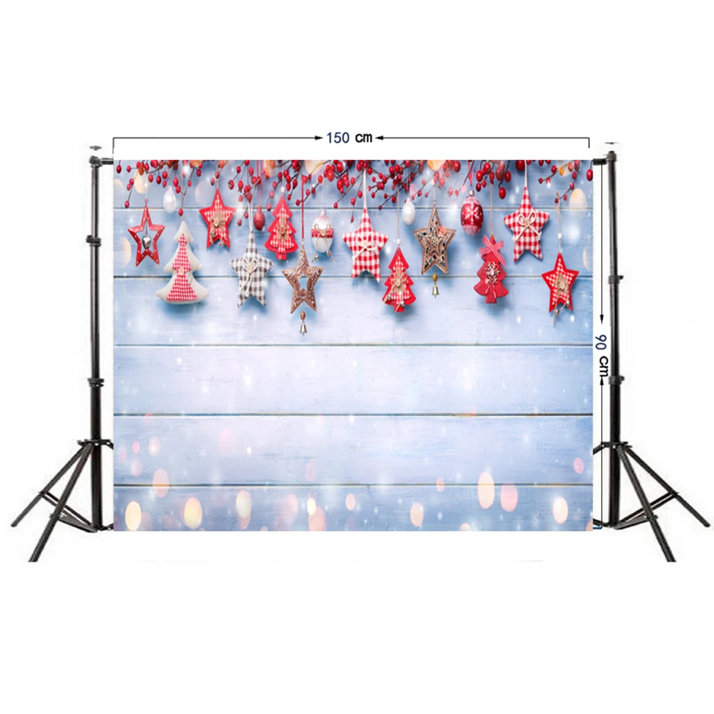 New Christmas Wood Board Hot Selling Durable Photography Background Studio Video Backdrop Family Stages Performance Decorations | Дом и сад