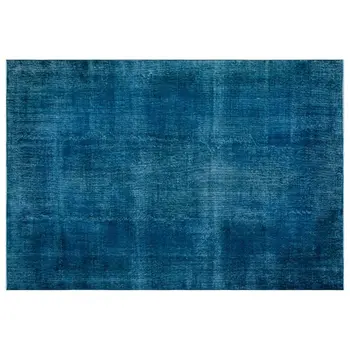 

Handmade Turquoise Vintage Overdyed Turkish Area Rug 204x296 Cm-6'8''X9'9''