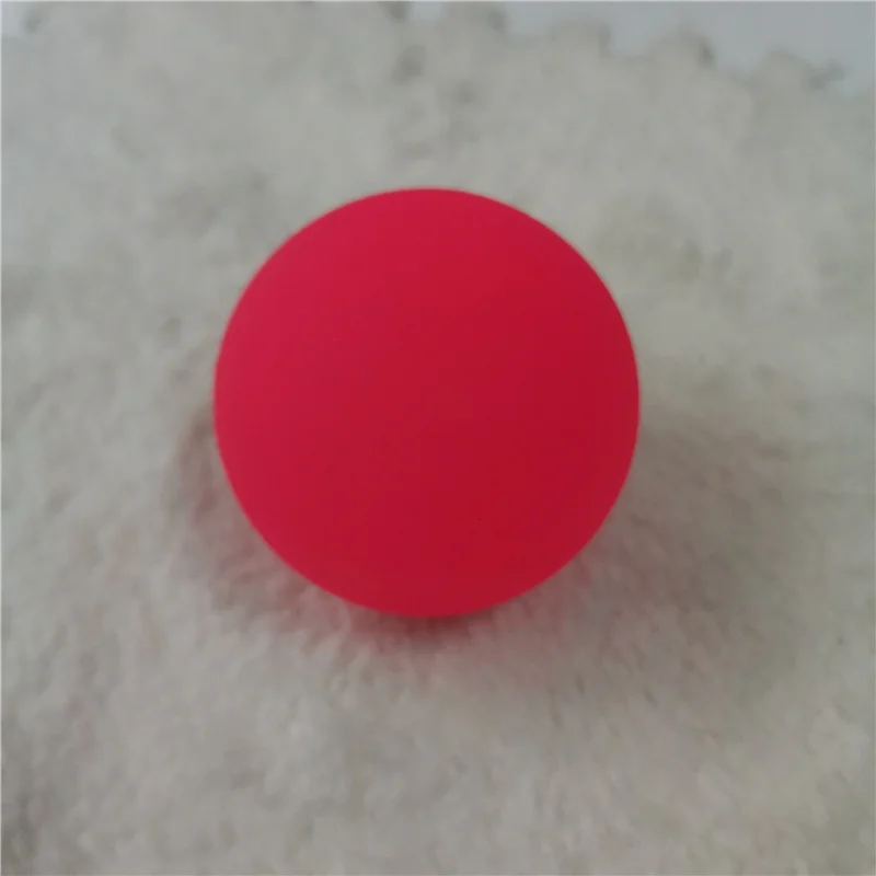 1 шт. игрушечный мяч карамельного цвета надувной мяч детский эластичный резиновый мяч дети пинбол упругие игрушки мальчики девочки открытый мальчик - Цвет: Розовый