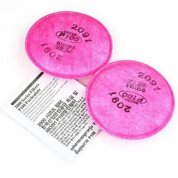 

4pcs 2091 Filter Replace P 100 For 6200 6800 7502 Full Face Protector Cover Economical Filters Replacement
