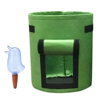 

Hot Sale 1 Pcs Potato Planter Bag/Plant Pots 7-Gallon & 1 Pcs Little Bird Drop Water Device Automatic Watering Device Watering