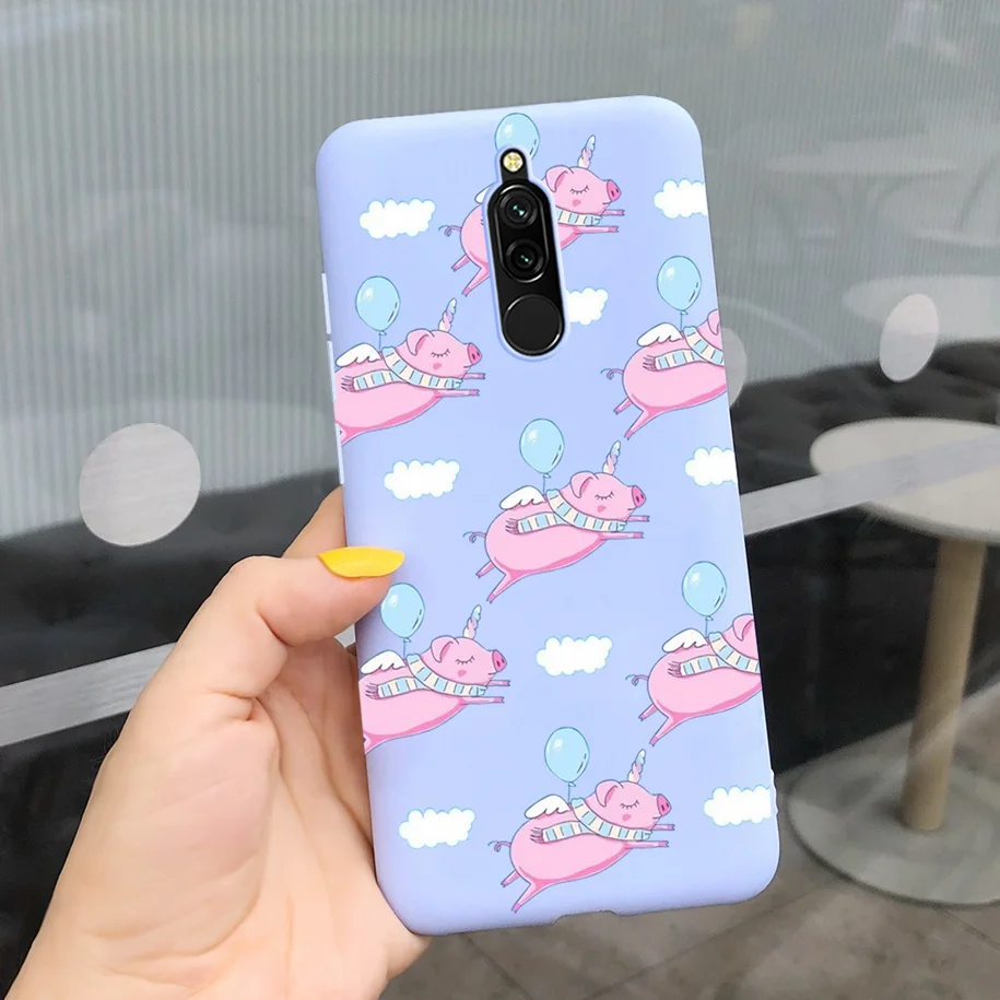 Ốp Lưng Dẻo Cho Xiaomi Redmi 8 Ốp Lưng Silicone Fundas Lưng Điện Thoại Cho Redmi8 Ốp Lưng Sunlower Trái Tim Bé Gái Ốp Lưng Cho nồi Cơm Điện Từ Redmi 8 xiaomi leather case chain