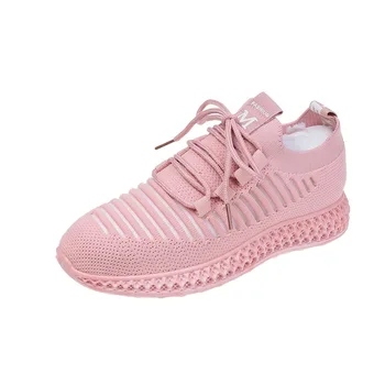 

Summer Breathable Sneakers Women's Woven Running Casual Shoes Korean-Style All-match Mesh Shoes Luxury Shoes Women Designers