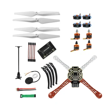 

DIY RC Drone Quadrocopter 4-axis Aircraft Kit F450-V2 Frame GPS APM2.8 Flight Control No Battery No Transmitter