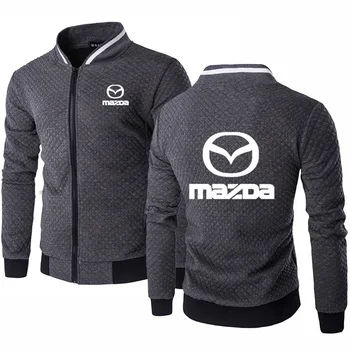 

Jacket Men for Mazda Car Logo Print Casual Mens Jacket High Quality Cotton Men's baseball jacket Sweatshirts H