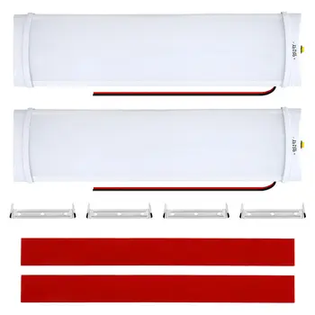 

1/2pcs 12V Car Interior 72 LED Light Bar 10W Light Tube with Switch for Van Lorry Truck RV for Camper Boat Indoor ceiling light