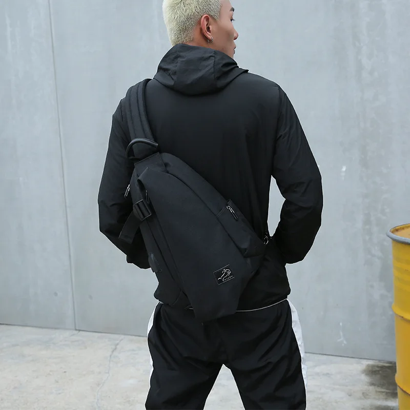 

Teem tangcool MARCO Lydon Shoulder Zon Men Ting Shoulder Bag Students Casual Chest Pack Sports Statue Multi-functional