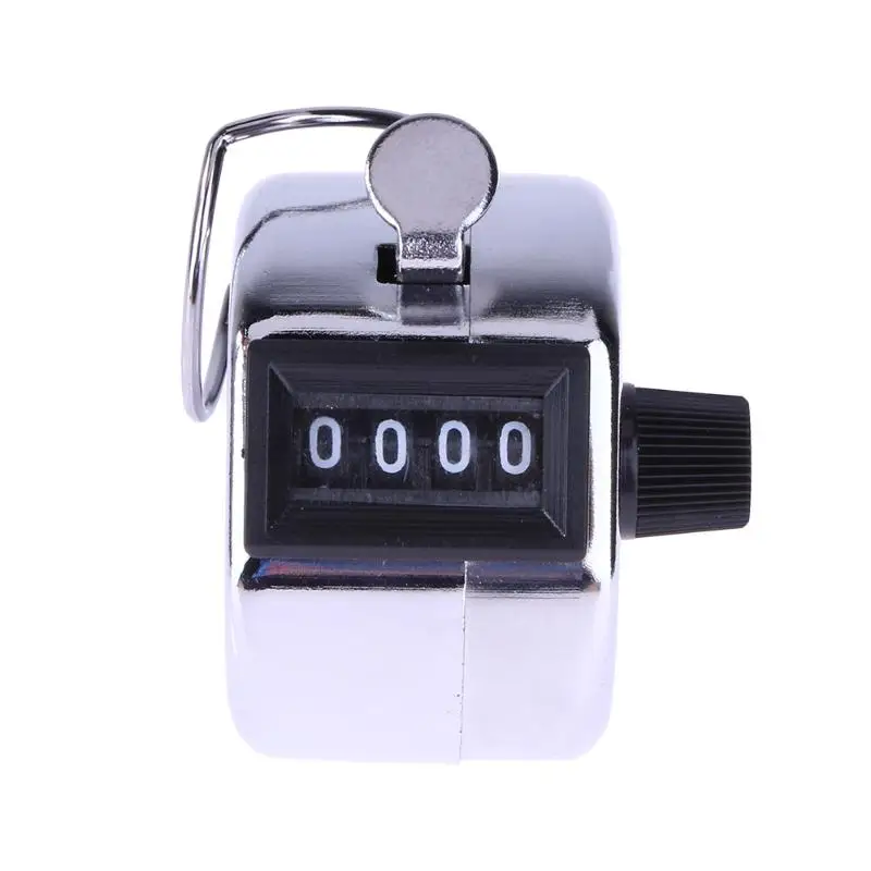 

Mini Mechanical Digital Hand Tally Counter 4 Digit Number Hand Held Tally Counter Manual Counting Golf Clicker Training Counter