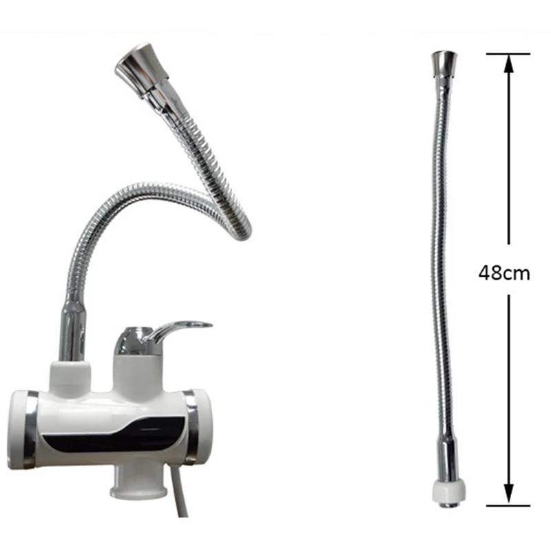  Hot Sale Kitchen Faucet Led Digital Temperature Display Electric Water Heater with 360 Degree Rotat - 4000391658042