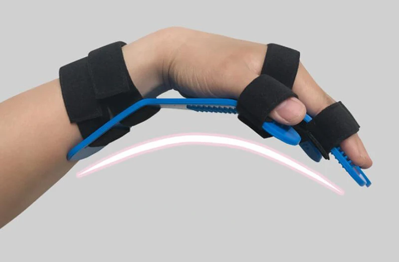 Fingerboard with Adjustable Sling Stroke Hand Splint Rehabilitation Training Equipment for Both Hands Finger Orthotics 