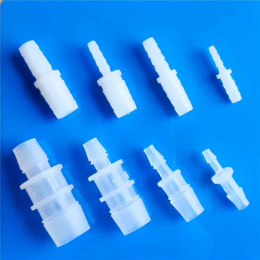 24Sizes 2.4-15.8mm Reducing Diameter Plastic Silicone Tube Joint Straight Gas Water Pipe Hose Connectors 2pcs pipe fitting water pipe fitting hose pipe fitting Aquarium