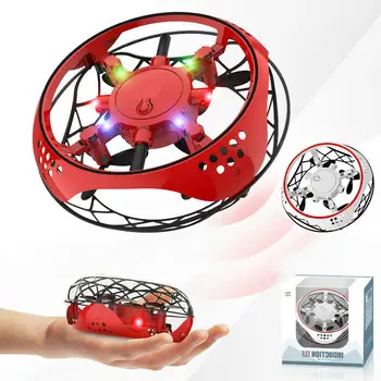 

Pudcoco 2019 Brand New Style Mini Drones 360° Rotating Smart Mini UFO Drone for Kids Flying Toys Xmas Toy