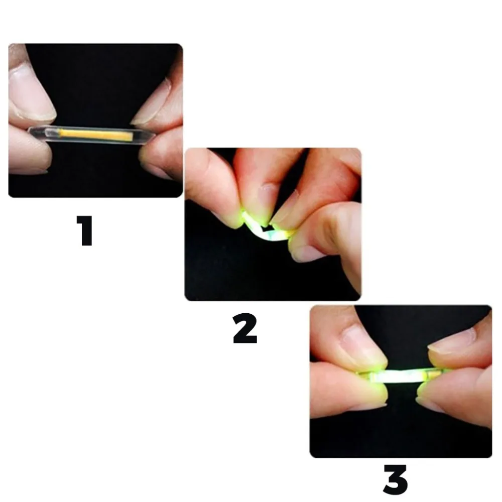 15Pcs night fishing light stick fishing fluorescent pole light night float beautiful glow stick fishing Поплавки 30S16 (3)