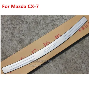 

High quality stainless steel Rear bumper Protector Sill For Mazda CX-7 CX7 2008 2009 2010 2011 2012 2013 Car-styling
