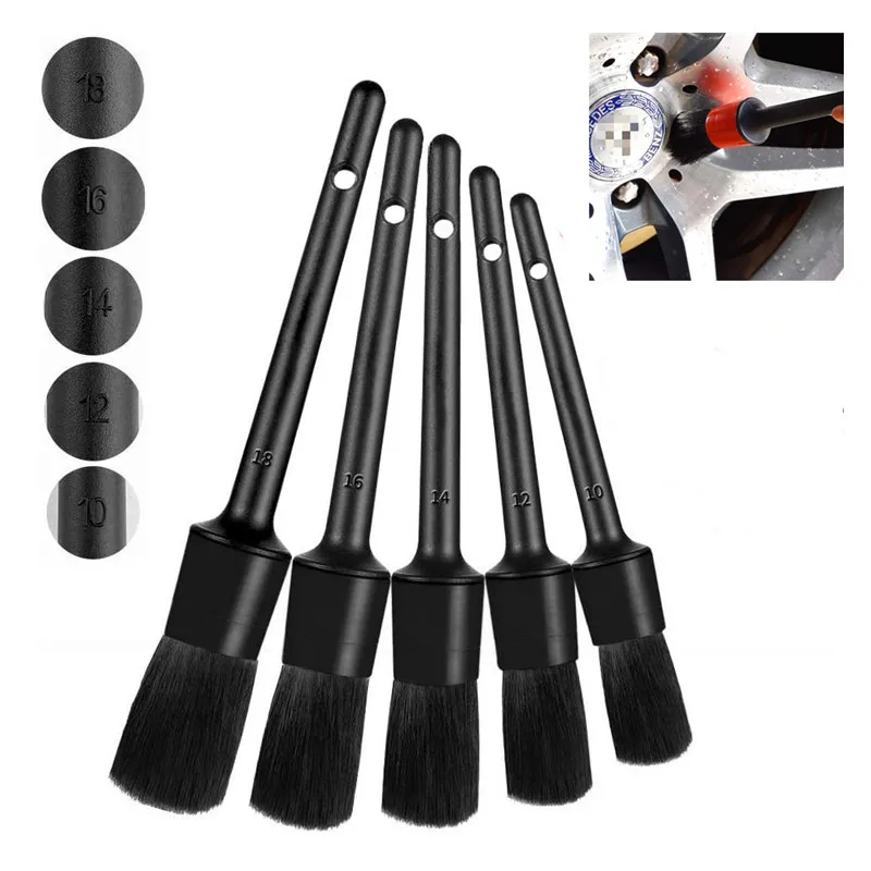 5pcs Car Cleaner Brush Set Including Brush Automotive Air Conditioner