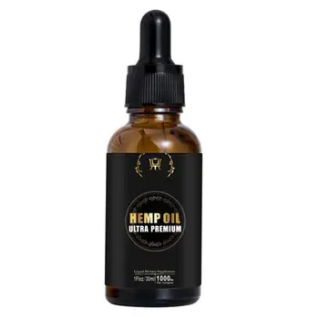 

30ml Organic Essential Oil Bio-active Hemp Oil Drops Stress Herbal Care Skin Help Oil Sleep Relieve Body F0T6