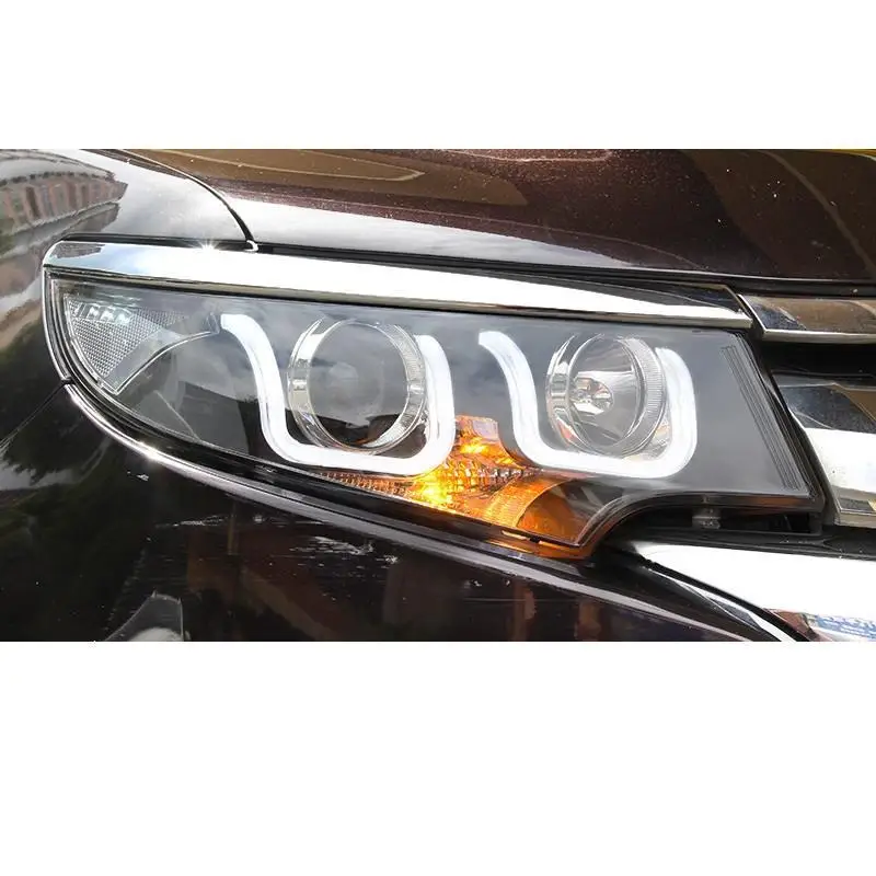 Assessoires Luces Para автостайлинг запчасти дневные ходовые огни в сборе светодиодные Drl Автомобильные фары 10 11 12 для Ford Edge