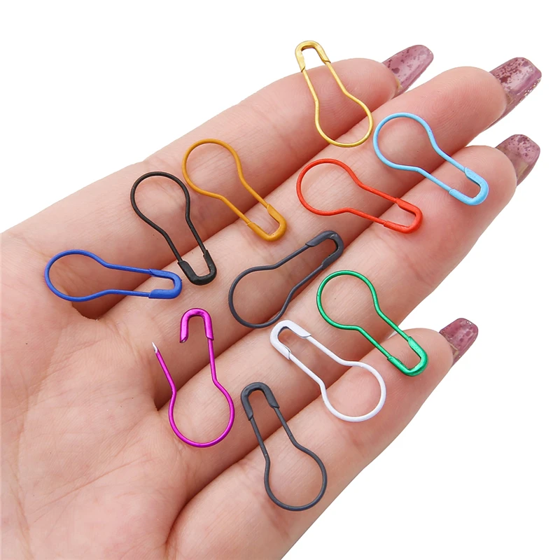 Locking Stitch Markers for Knitting and Crochet, Bulb Safety Pins, Ass –  KarensHobbyRoom