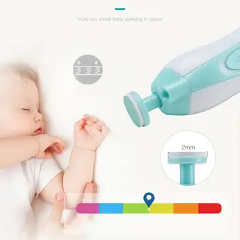 

Kids Electric Nail Trimmer Babies Safe Care Nail Clipper Cutter Infant Newborn Nail Trimmer Manicure for Children
