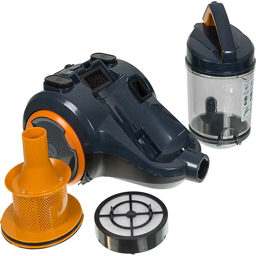 Пылесос Vitek VT-1894 2000Вт оранжевый
