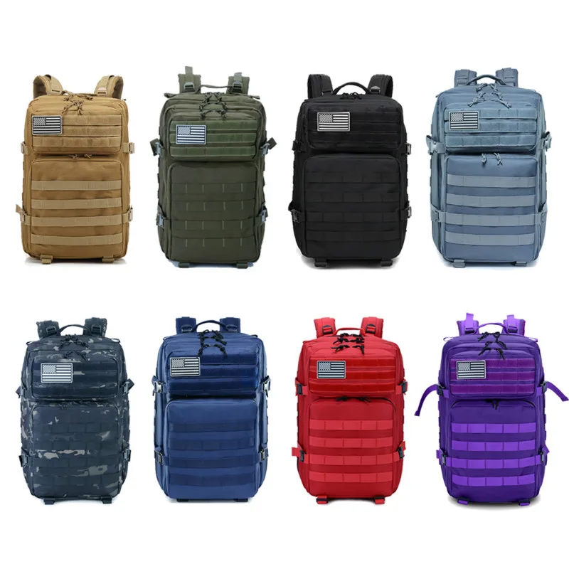 45L Мужская/Женская походная сумка, военный тактический рюкзак, армейский водонепроницаемый рюкзак, сумка для путешествий, кемпинга